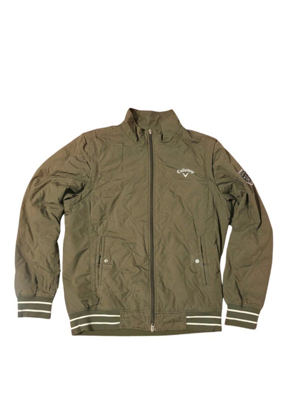 Callaway green detachable sleeves jacket